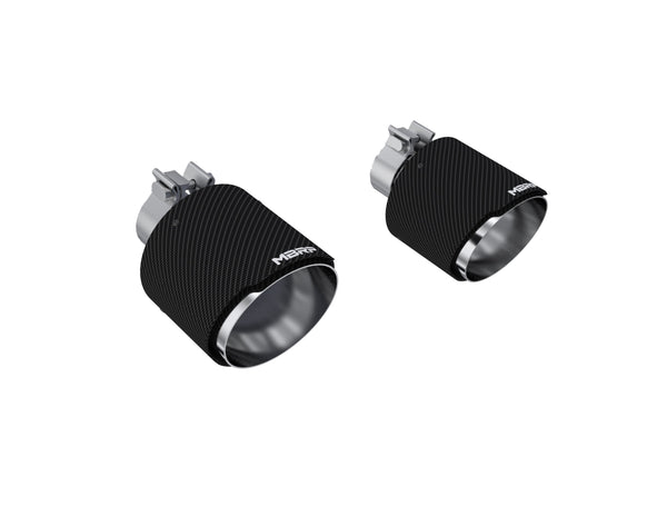 MBRP Exhaust Tip, 5in OD Out, 2.125in ID, 7.25in Length, Dual Wall, CF T304