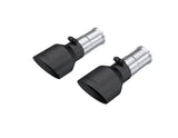 MBRP Tip Set, 5in OD Dual Wall Angle Cut, BLK. (T5204BLK)
