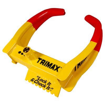 Trimax The Trimax Locks Deluxe Universal Wheel Chock Lock from Trimax Locks is a rv accessories;security built for reliable fit and function. (TCL65)