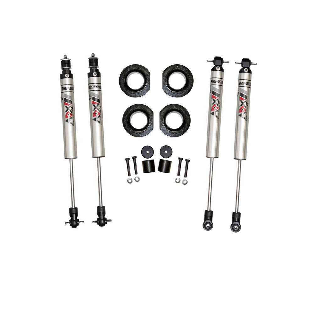 Skyjacker 2 in. Suspension Lift Kit With ADX M2.0 Aluminum Monotube Shocks. — Front (TJ20-XM)