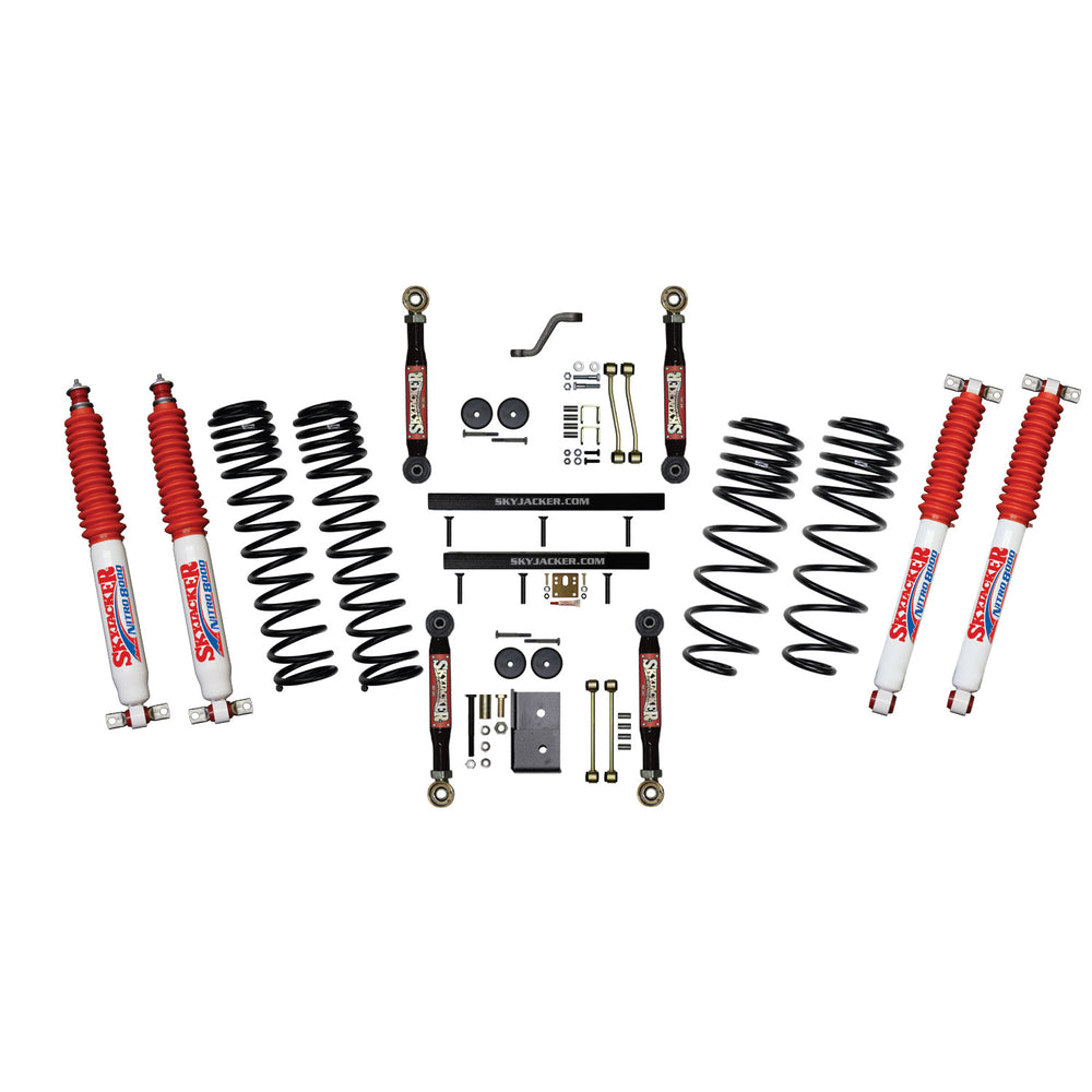 Skyjacker - Long Travel Series Suspension Lift Kit w/Shocks - TJ401BPNLTX