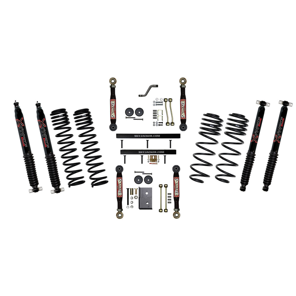 Skyjacker - Long Travel Series Suspension Lift Kit w/Shocks - TJ403BPBLTX