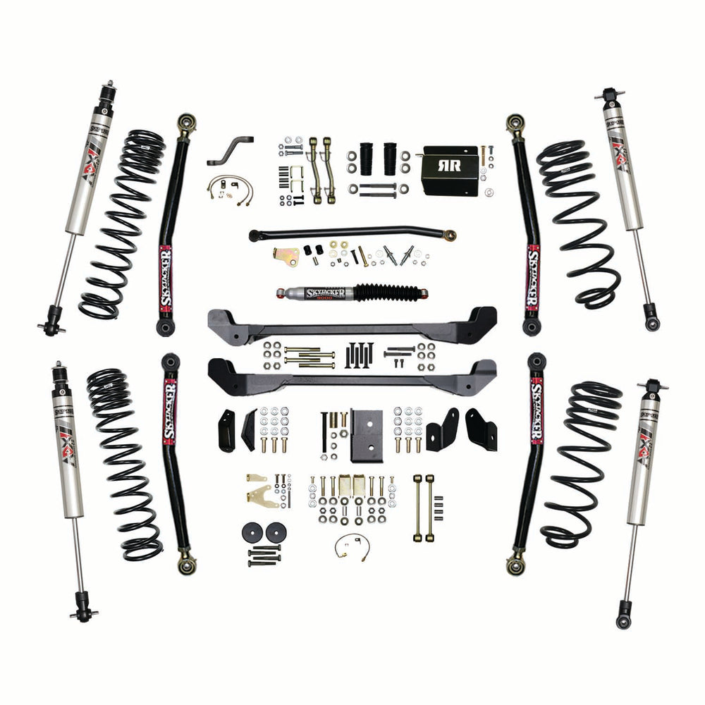 Skyjacker 4 in. Suspension Lift Kit With ADX M2.0 Aluminum Monotube Shocks. — Lower (TJ40RR1LTK-XM)