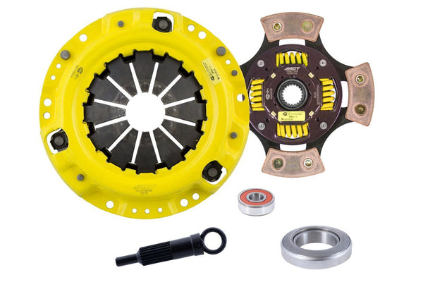 Advanced Clutch Ensemble d'embrayage ACT Heavy Duty, disque de course à moyeu amorti 4 patins (TK1-HDG4)