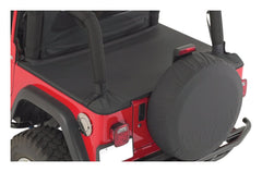 RT Offroad Black Denim Tonneau Cover for 1987-1991 Jeep YJ Wrangler. Hardware Included