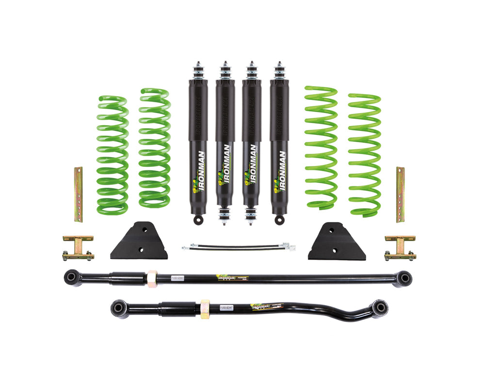 Ironman 4x4 Foam Cell Pro 4" Suspension Kit LHD - Stage 1 — 1995-1997 LHD Lexus LX450 (TOY012CCKP1LS1 B)