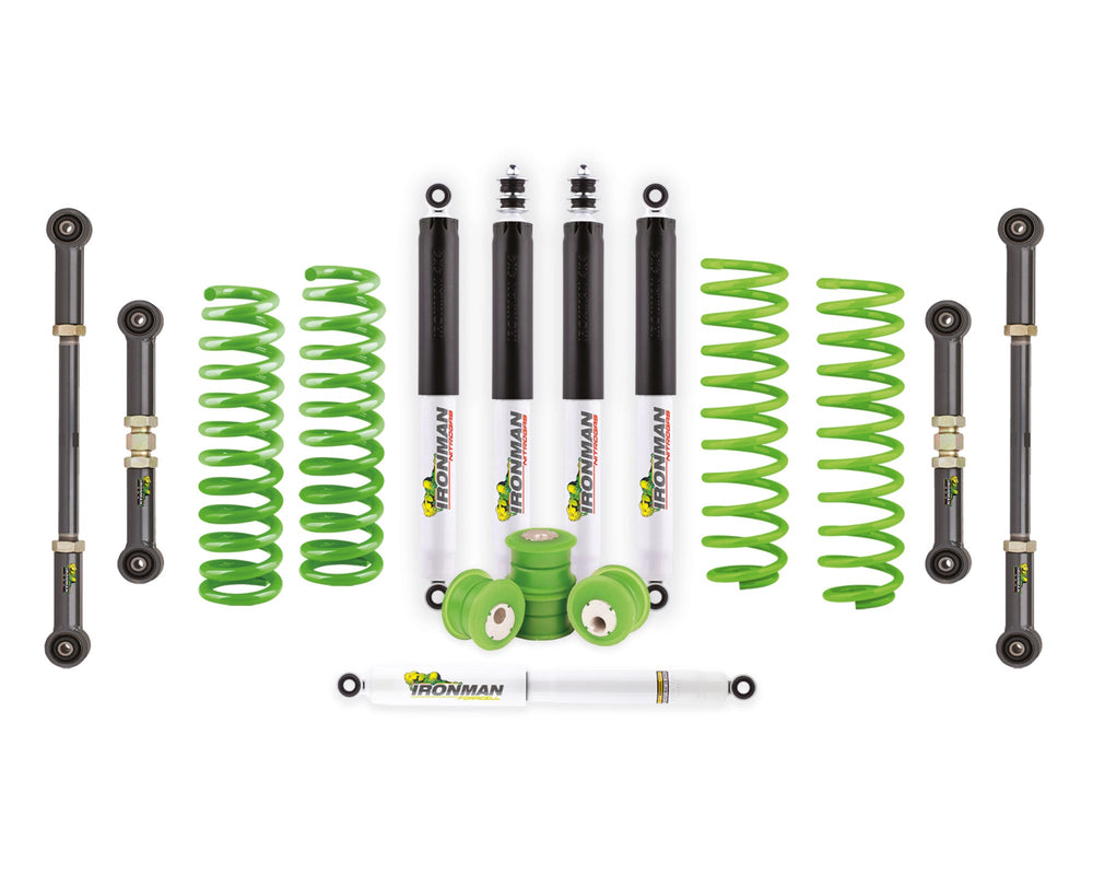 Ironman 4x4 - 2" Nitro Gas Suspension Lift Kit — 1998-2007 LHD Toyota Land Cruiser 105 Series (TOY024BDKG2S2)
