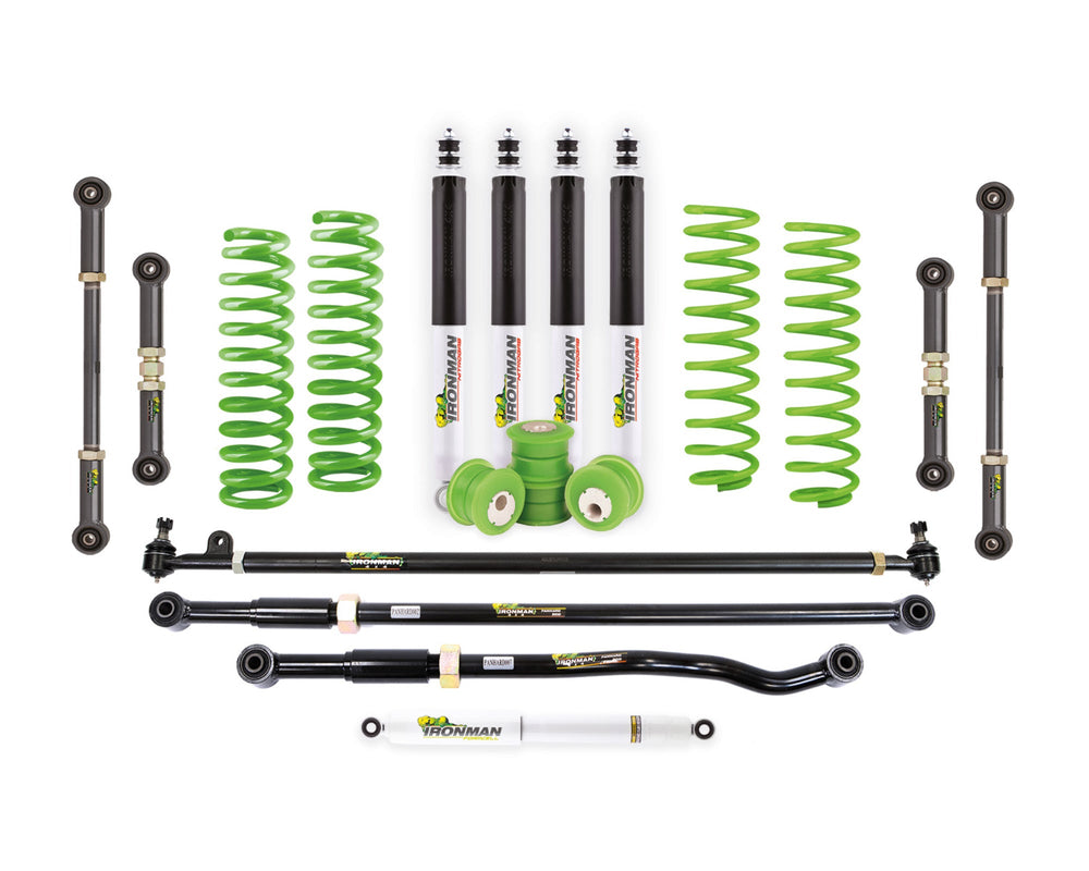 Ironman 4x4 Nitro Gas 2" Suspension Lift Kit LHD - Stage 3 — 1990-1997 LHD Toyota Land Cruiser 80 Series (TOY024BBKGS3)