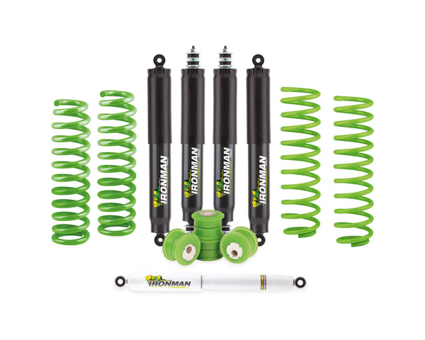 Ironman 4x4 - 2" Foam Cell Pro Suspension Lift Kit - Front — 1998-2007 Toyota Land Cruiser 105 Series (TOY024BAKP2S1)