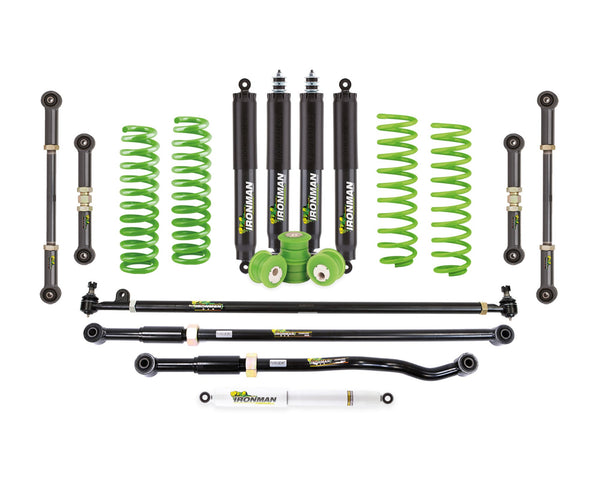 Ironman 4x4 - 2" Foam Cell Pro Suspension Lift Kit - Front — 1998-2007 Toyota Land Cruiser 105 Series (TOY024BAKP2S3)