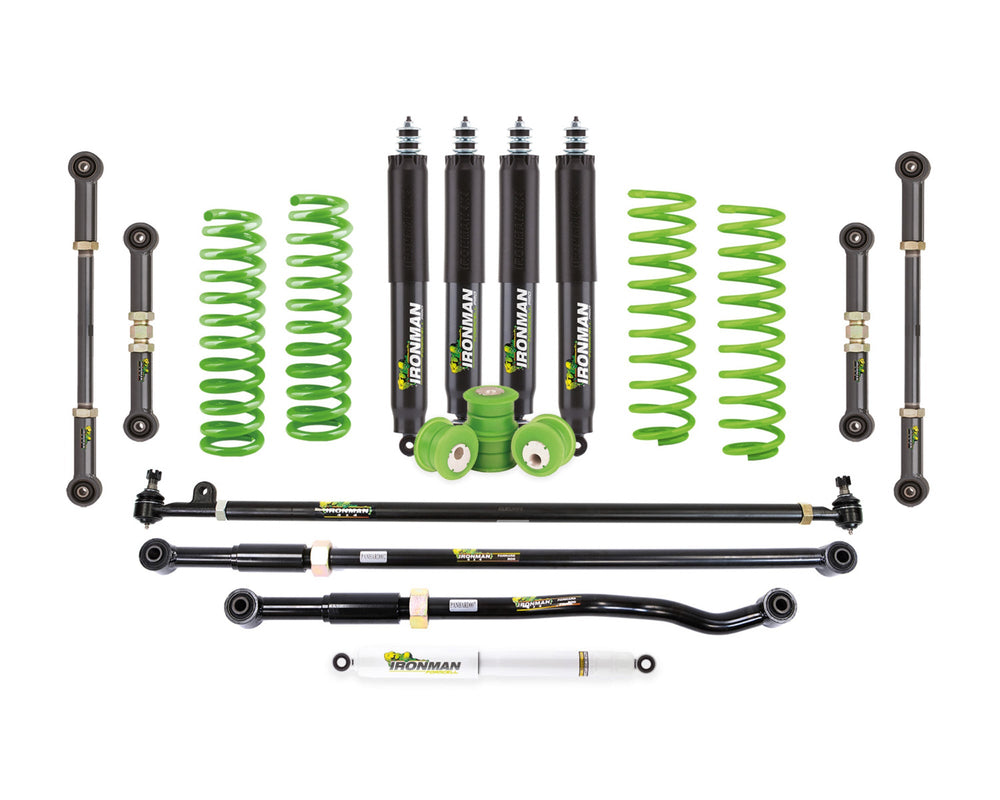 Ironman 4x4 Foam Cell Pro 2" Suspension Kit Suited LHD for - Stage 3 — 1990-1997 Toyota Land Cruiser 80 Series (TOY024BAKPS3)