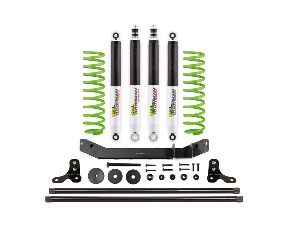 Ironman 4x4 Nitro Gas 2" Suspension Lift Kit - Stage 2 — 1998-2007 Toyota Land Cruiser 100 Series (TOY050BKGS2)