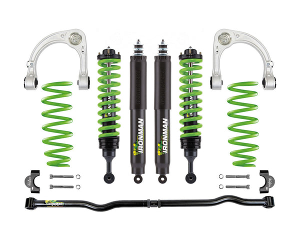 Ironman 4x4 Ensemble de rehaussement de suspension Foam Cell Pro 2-3 po Lexus GX460 avec KDSS - Stage 2 (TOY065CCKP1S2P-KDSS)