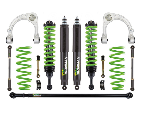 Ironman 4x4 Ensemble de rehaussement de suspension Foam Cell Pro 2-3 po Lexus GX460 sans KDSS - Stage 4 (TOY065CCKP1S4P)