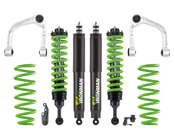 Ironman 4x4 Ensemble de rehaussement de suspension Foam Cell Pro, Stage 2 — 2023+ Toyota Sequoia (TOY086BBKP1S2P-G)