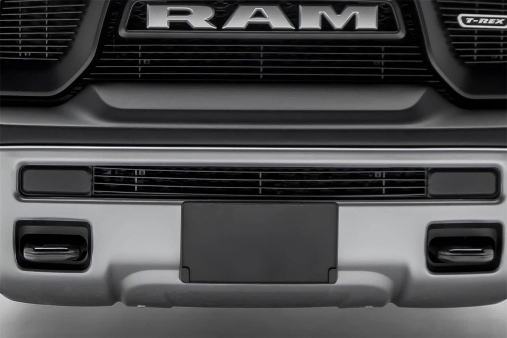 T-Rex Black Billet Bumper Overlay - 15-18 Ram Rebel 1500