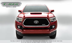 T-Rex Black Billet Grille Insert with Logo Recess - 16-23 Tacoma - Laser Billet Series