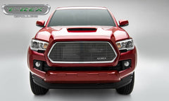T-Rex Polished Billet Grille Insert - 16-23 Tacoma Without Logo Recess - Laser Billet Series