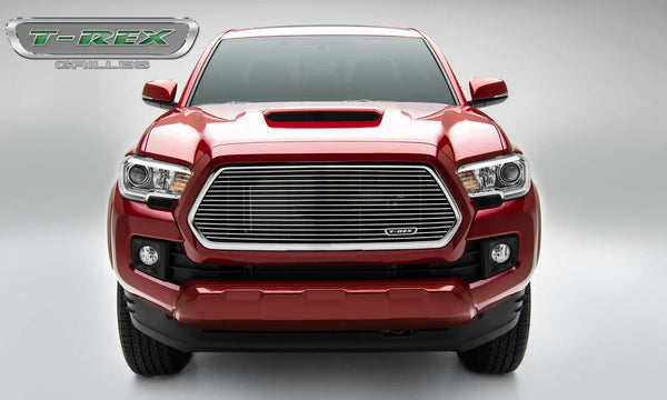 T-Rex Polished Billet Grille Insert - 16-23 Tacoma Without Logo Recess - Laser Billet Series
