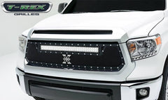 T-Rex Torch Black Mesh Lighted LED Grille - 14-16 Tundra - Does Not Fit 1794 Edition - Includes Harness
