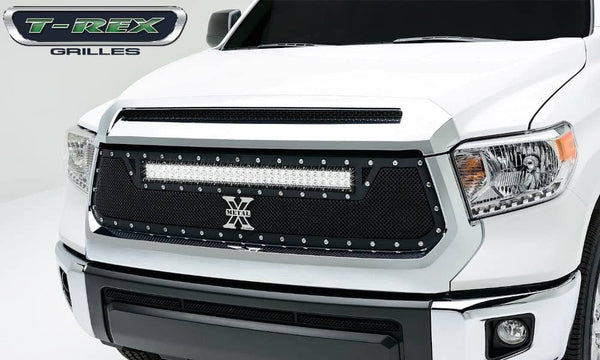 T-Rex Torch Black Mesh Lighted LED Grille - 14-16 Tundra - Does Not Fit 1794 Edition - Includes Harness