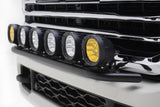 ZROADZ FRONT BUMPER LED KIT WITH FOUR 4" AMBER LED PODS AND TWO 4" AMBER LED PODS | 19-24 RAM 2500/3500