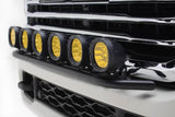 ZROADZ FRONT BUMPER LED KIT WITH SIX 4" AMBER LED PODS | 19-24 RAM 2500/3500