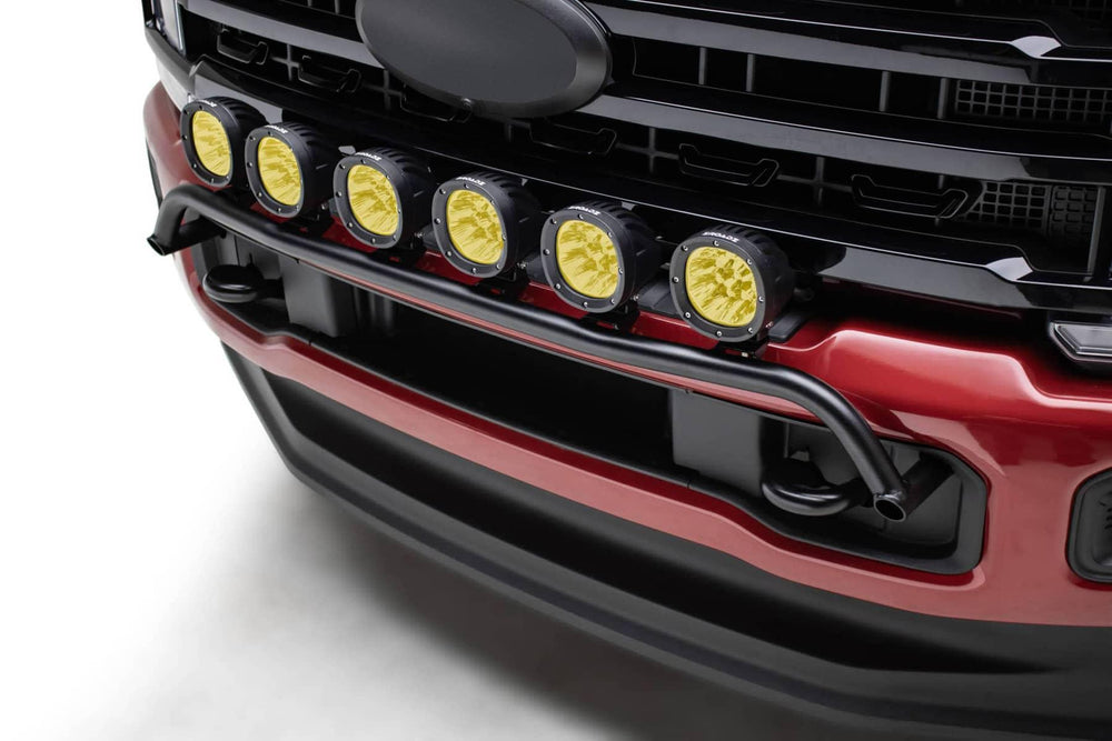 T-Rex Zroadz Front Bumper LED Pod Kit for Six Amber 4" LED Pods | 23-26 Super Duty (TRE-Z325981-KIT6A)