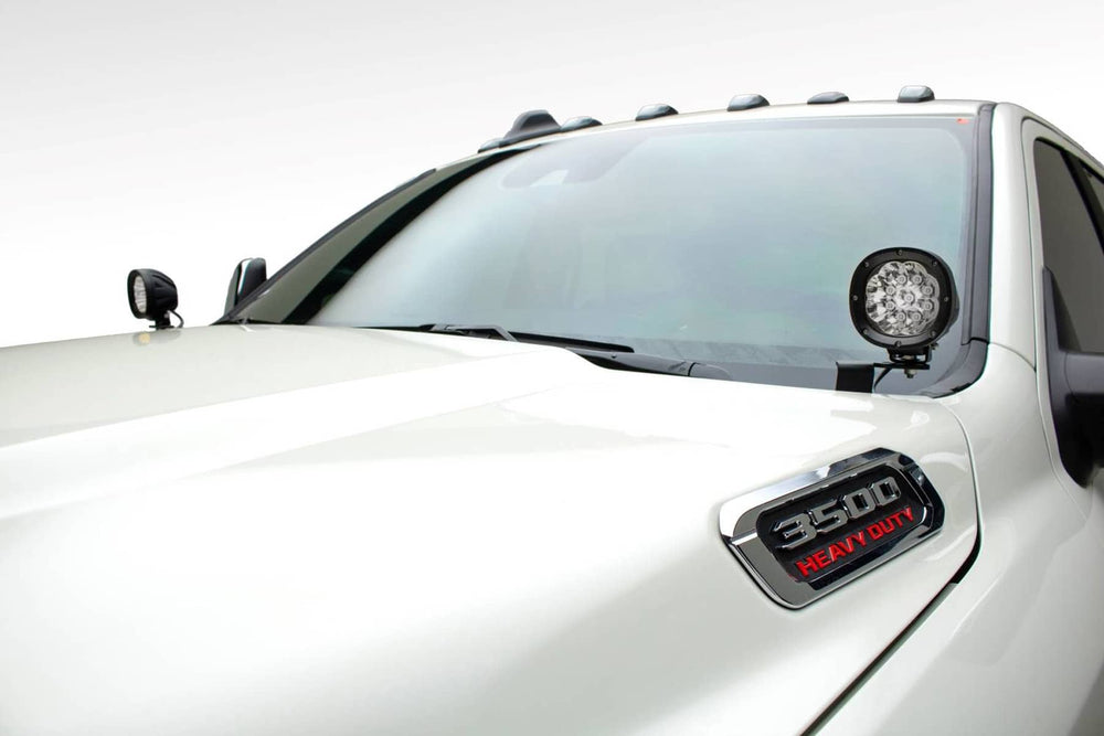 T-Rex Zroadz Ditch Light LED Kit with Two 4" White LED Pods | 19-24 Ram 1500