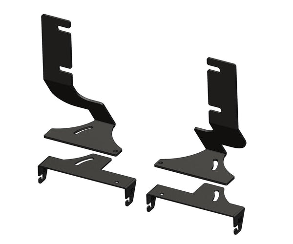 T-Rex Zroadz Rear Bumper Brackets for Two 6" Single Row Light Bars | 20-23 Silverado/Sierra HD