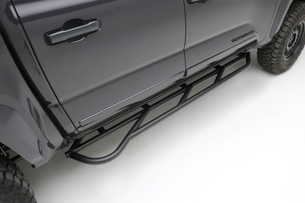 T-Rex Zroadz TRAILX.R1 Rock Sliders with 20-DEGREE Angle Without Steps Plates | 24-26 Tacoma