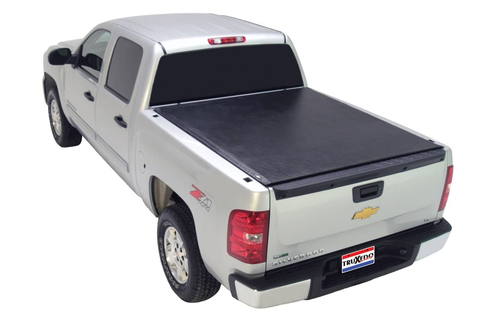 TruXedo Lo Pro QT Soft Roll-Up Tonneau Cover — 5'8" Bed — 2007-2013 GMC Sierra / Chevrolet Silverado 1500 (570601)