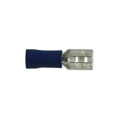 Uni-Bond Lighting (100/Pack) Insulated Slide Connectors Female Blue 1614 Ga (TSF14187-100)