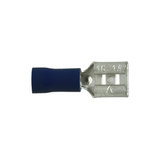 Uni-Bond Lighting (100/Pack) Insulated Slide Connectors Female Blue 1614 Ga