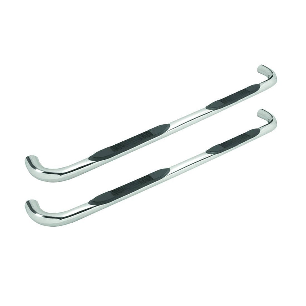 Tuff-Bar 3" Stainless Cab Length Round Nerf Bar - 19-24 Silverado/Sierra Extended Cab 1500 / 20-24 HD