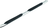 TUFF-BAR 4" STAINLESS CAB LENGTH OVAL NERF BAR WITH 30 DEGREE BEND ;  SILVERADO/SIERRA EXTENDED CAB 14-18 1500/ 15-19 HD