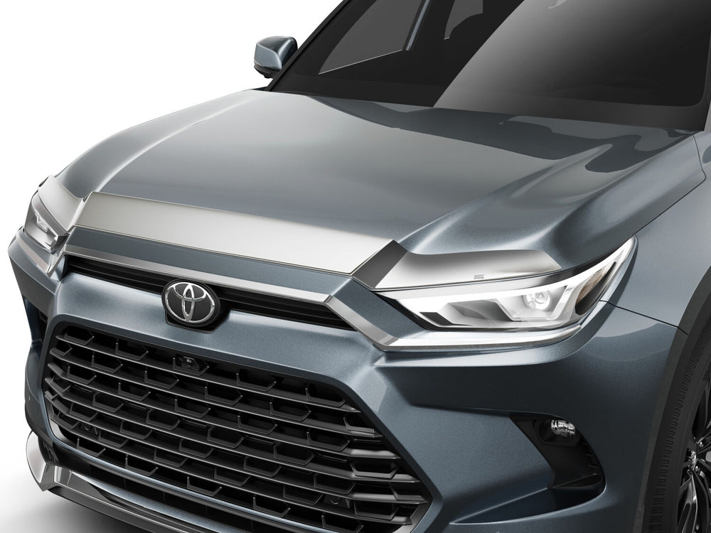 Husky Liners Aeroskin Hood Protector - Chrome — 2024-2026 Toyota Grand Highlander (2892247)