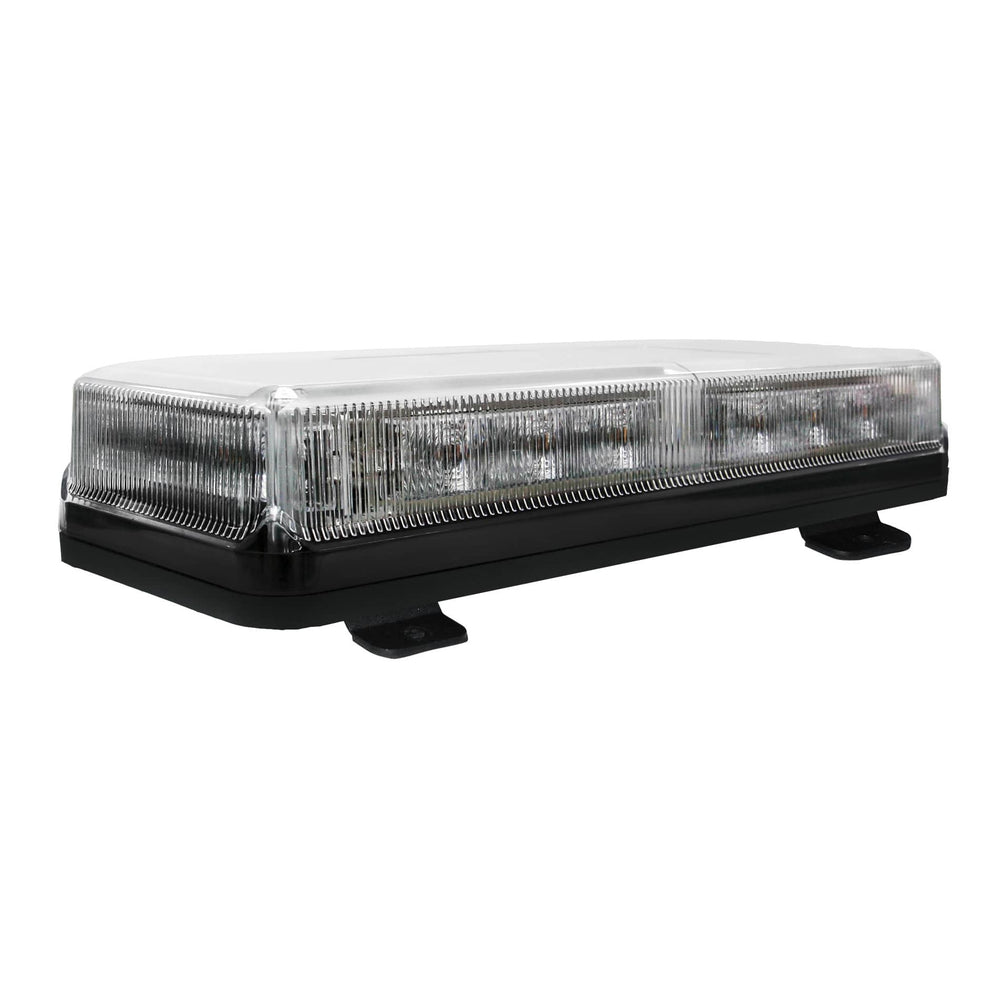 Uni-Bond Lighting 16.5" Amber LED Warning Light Bar with Clear Lens - Permanent Mount