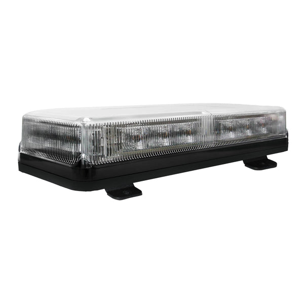 Uni-Bond Lighting 16.5" Amber LED Warning Light Bar with Clear Lens - Permanent Mount