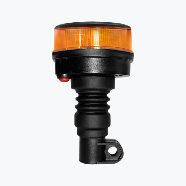 Uni-Bond Lighting Din Mount Low Profile Amber LED Beacon - 3 Flashes