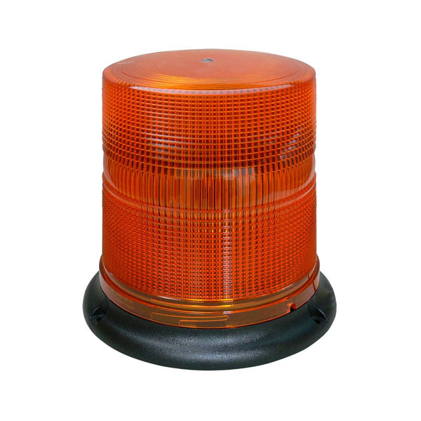 Uni-Bond Lighting Amber Quad Flash LED Beacon Warning Light - SAE J845 Class 2 - Permanent Mount