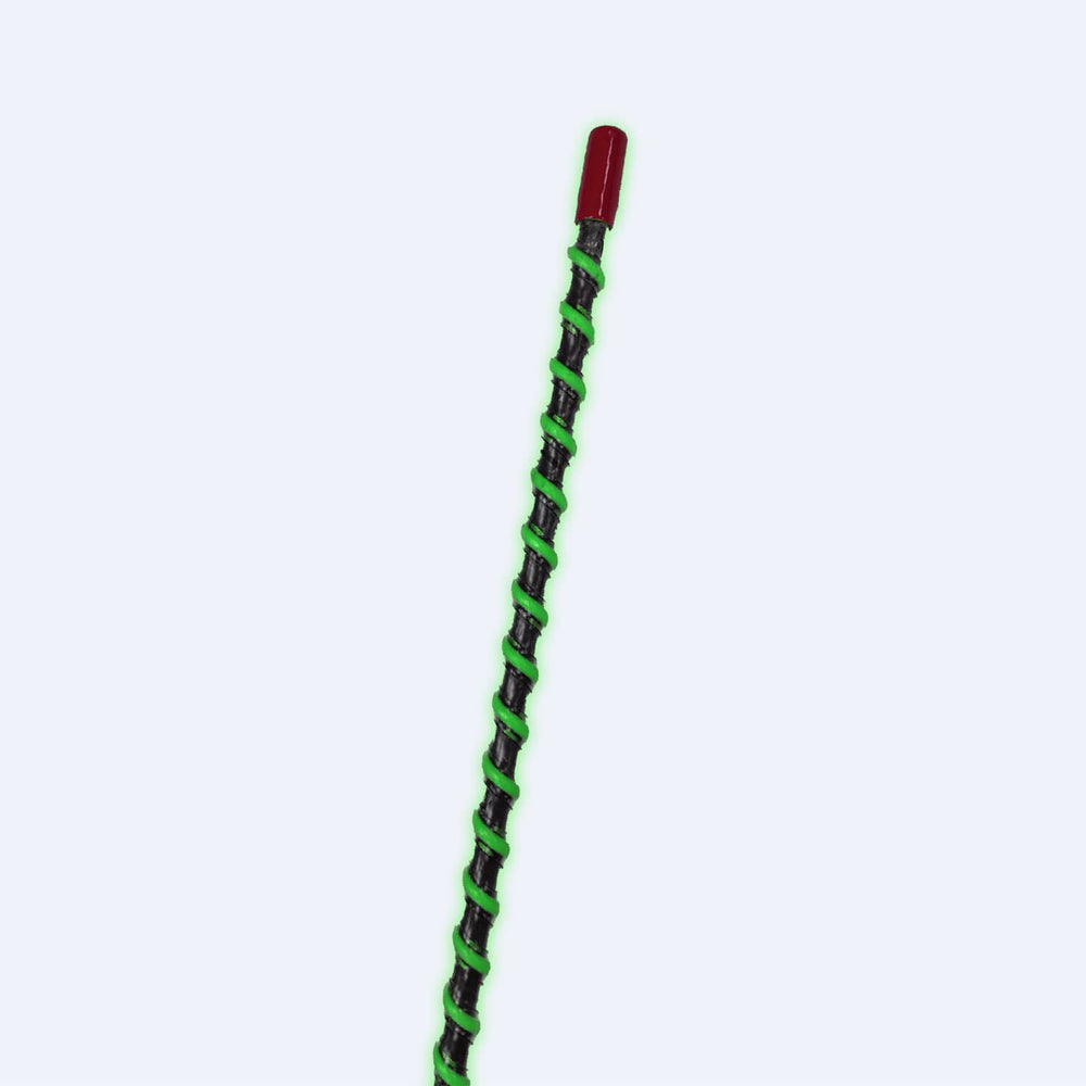 Uni-Bond Lighting 5' Fully Lit LED Whip Quick Disconnect Mount - Steady Green