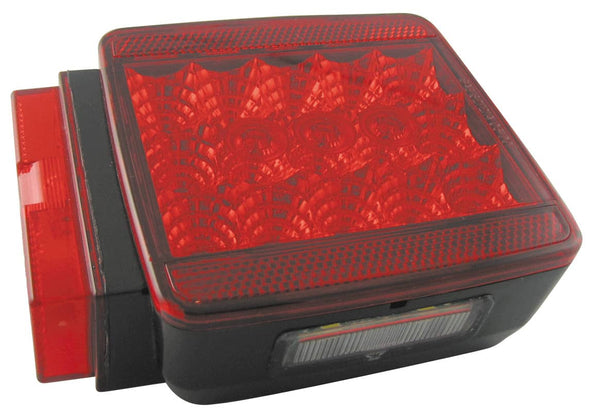 Uni-Bond Lighting LED Submersible Sstl Lamp Red 5-1/2" X 4-5/8" X 1-7/8"