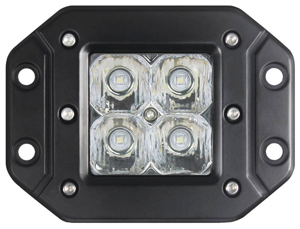 Uni-Bond Lighting Flush Mount LED Work Lamp - Spot Pattern