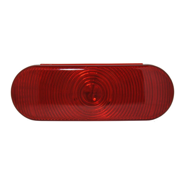 Uni-Bond Lighting Oval Stt/Park Sealed Lamp Red