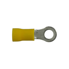 Uni-Bond Lighting Insulated Ring Terminal Yellow Stud 10 12-10 GA Pkg 500