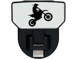 HD Universal Hitch Step; Fits 2 in. Receiver; Black; Dirt Bike; Single