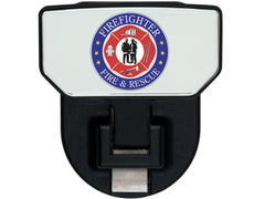 Carr HD Universal Hitch Step - Fits 2 in. Receiver - Black - Fire & Rescue - Single