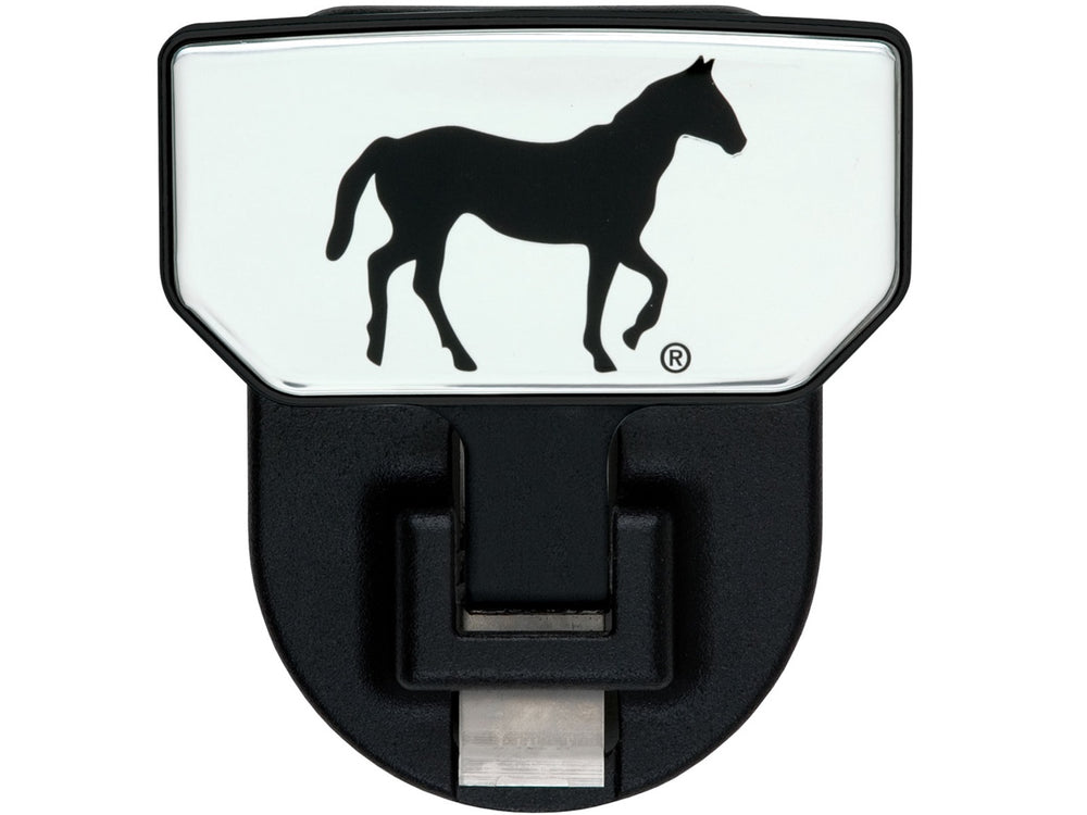 Carr HD Universal Hitch Step - Fits 2 in. Receiver - Black - Horse - Single