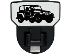 Carr HD Universal Hitch Step - Fits 2 in. Receiver - Black - Jeep - Single